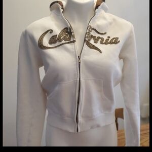 REFLEX super thick white women's 80% cotton hoodie